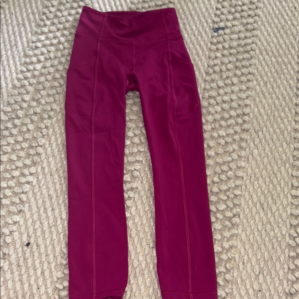 Magenta, Lululemon Leggings hardly worn